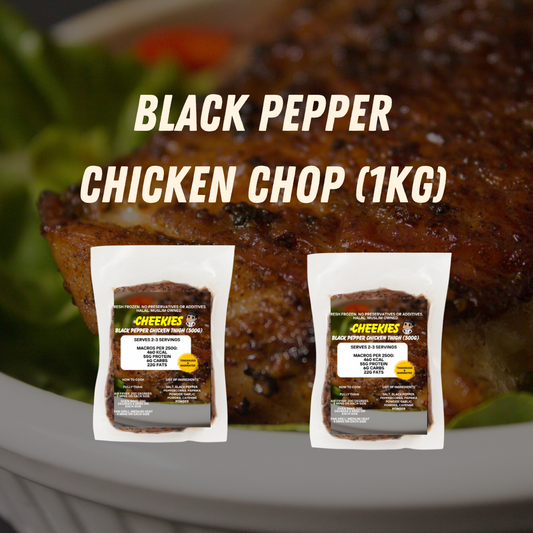 Chicken Chop Buddy Pack 2kg - Black Pepper & Satay