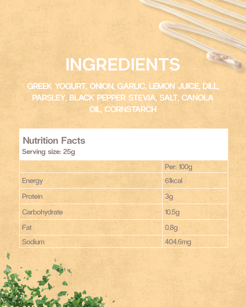 (New) Low Calorie Ranch Sauce