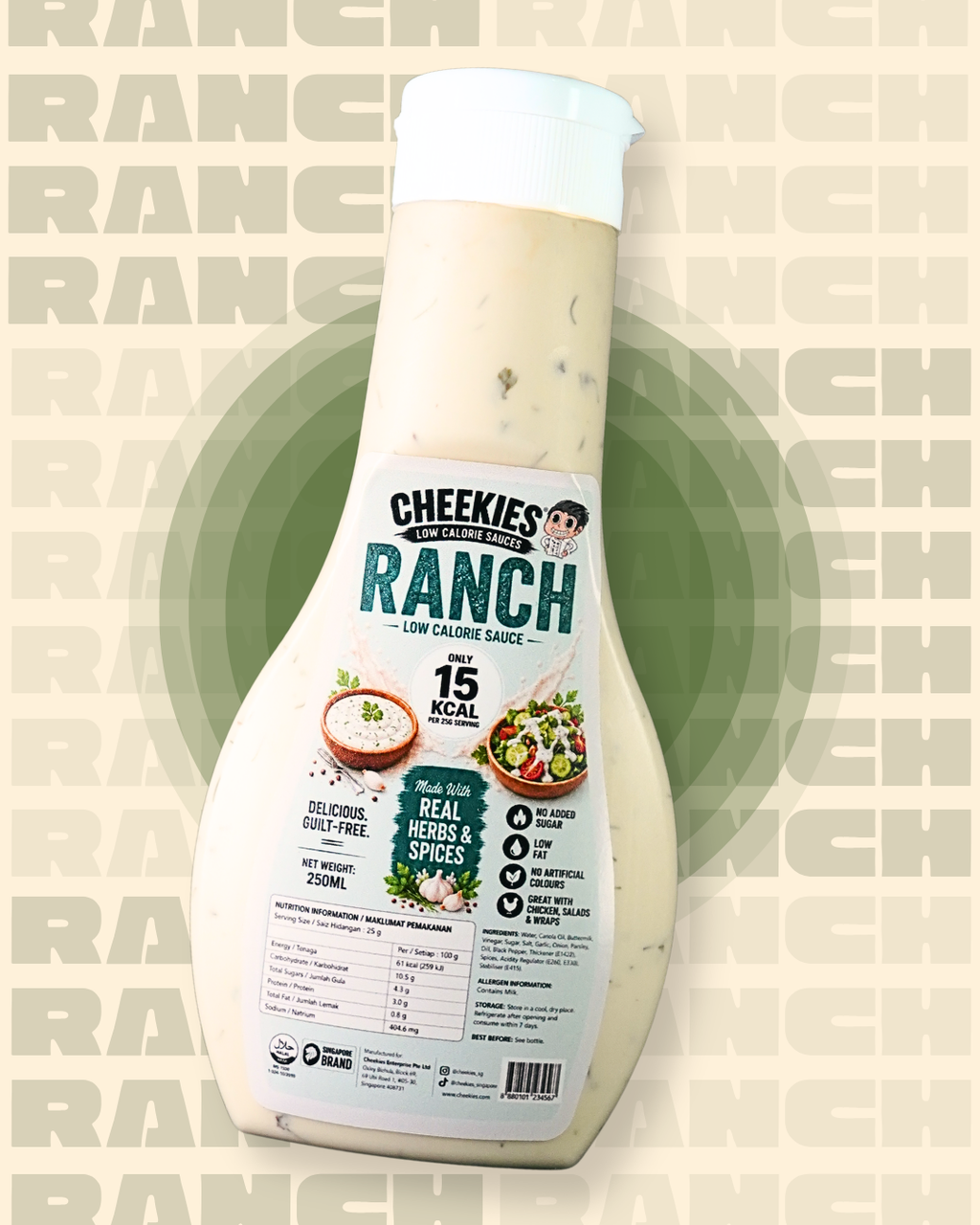 (New) Low Calorie Ranch Sauce