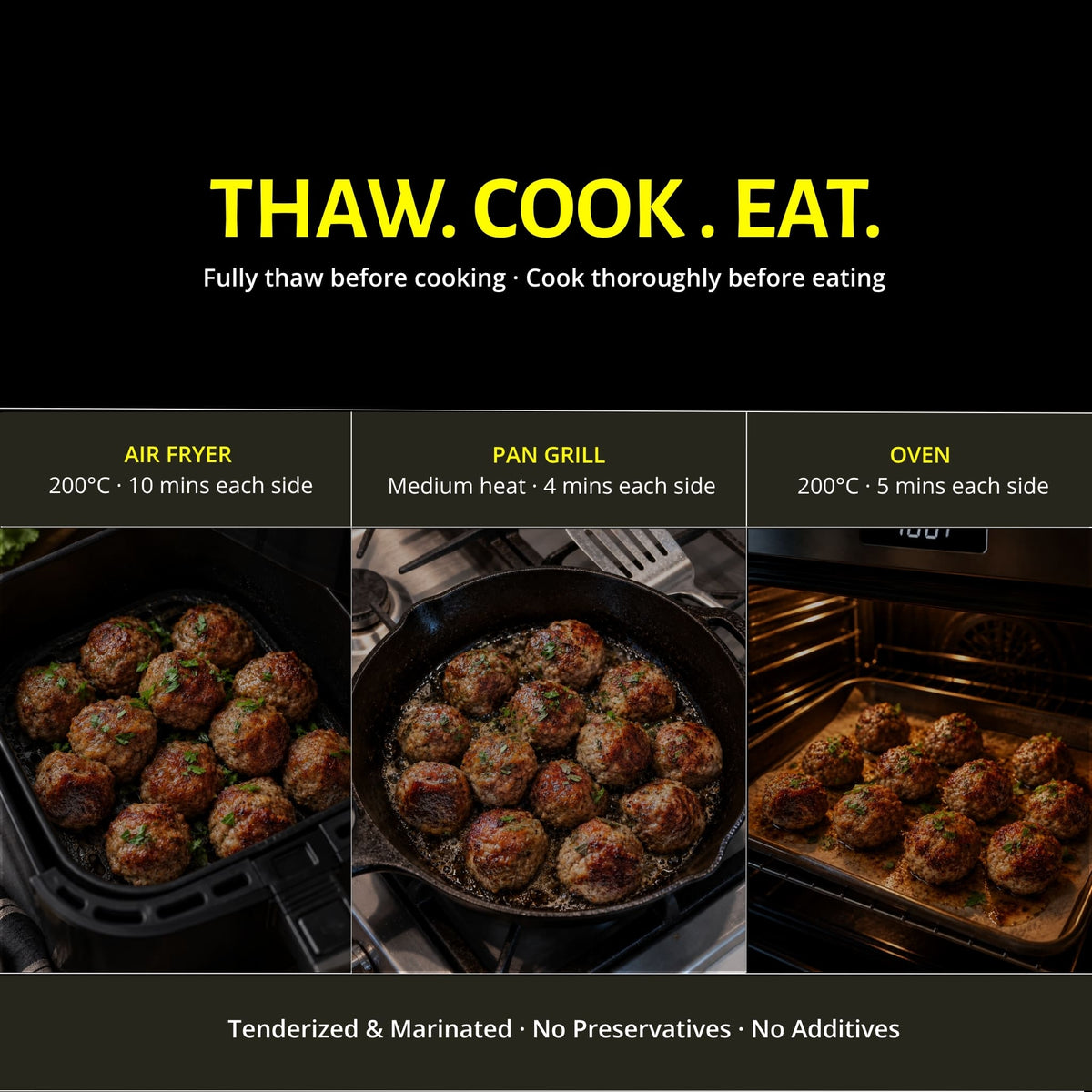 Beef Meatballs (up to 17 pieces)