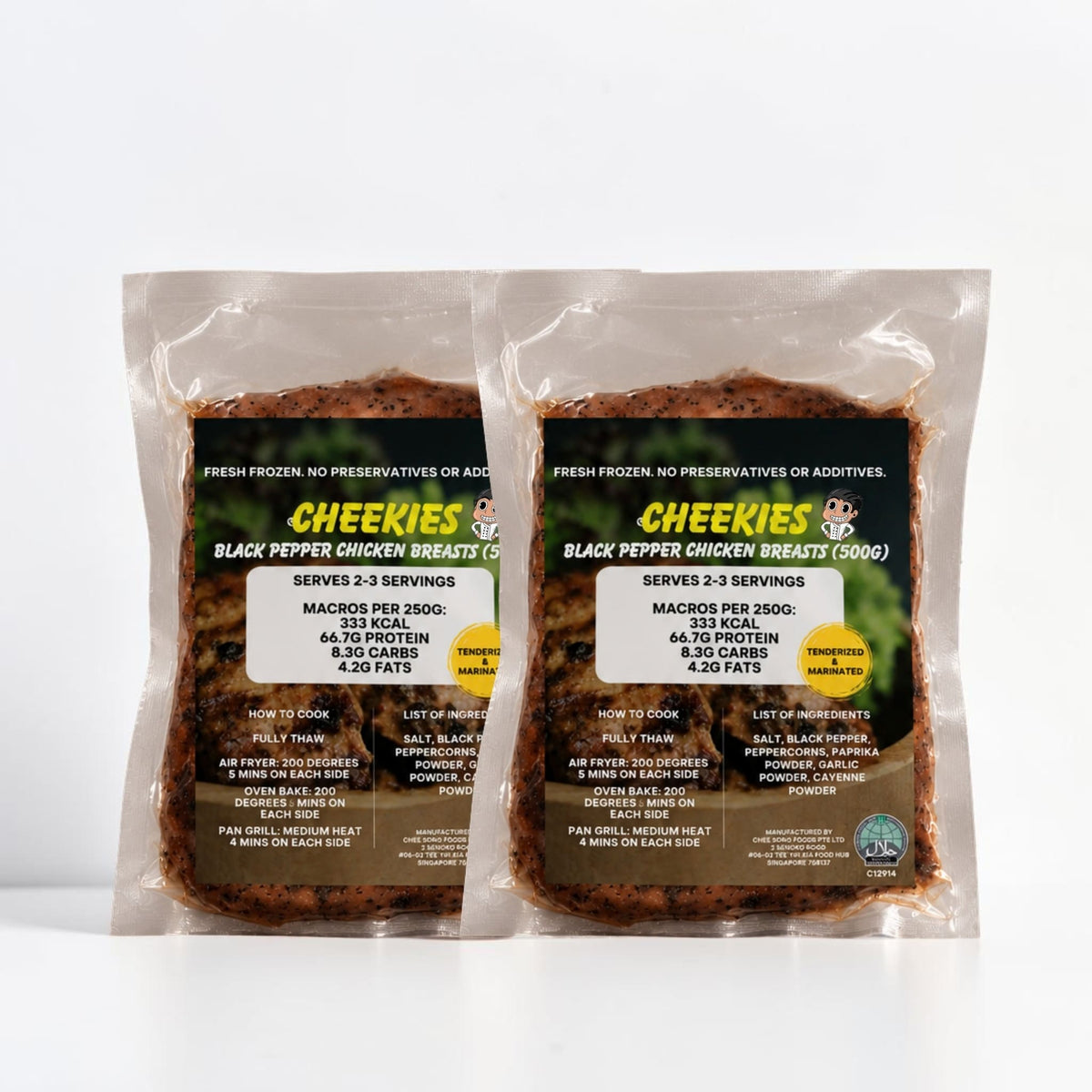 Black Pepper Chicken Breasts (1kg)
