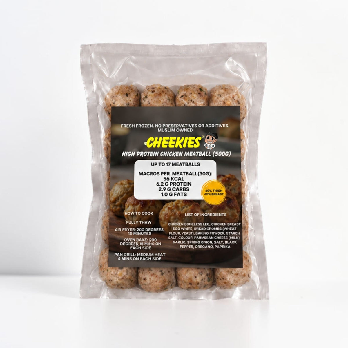 High Protein Chicken Meatballs (500g)