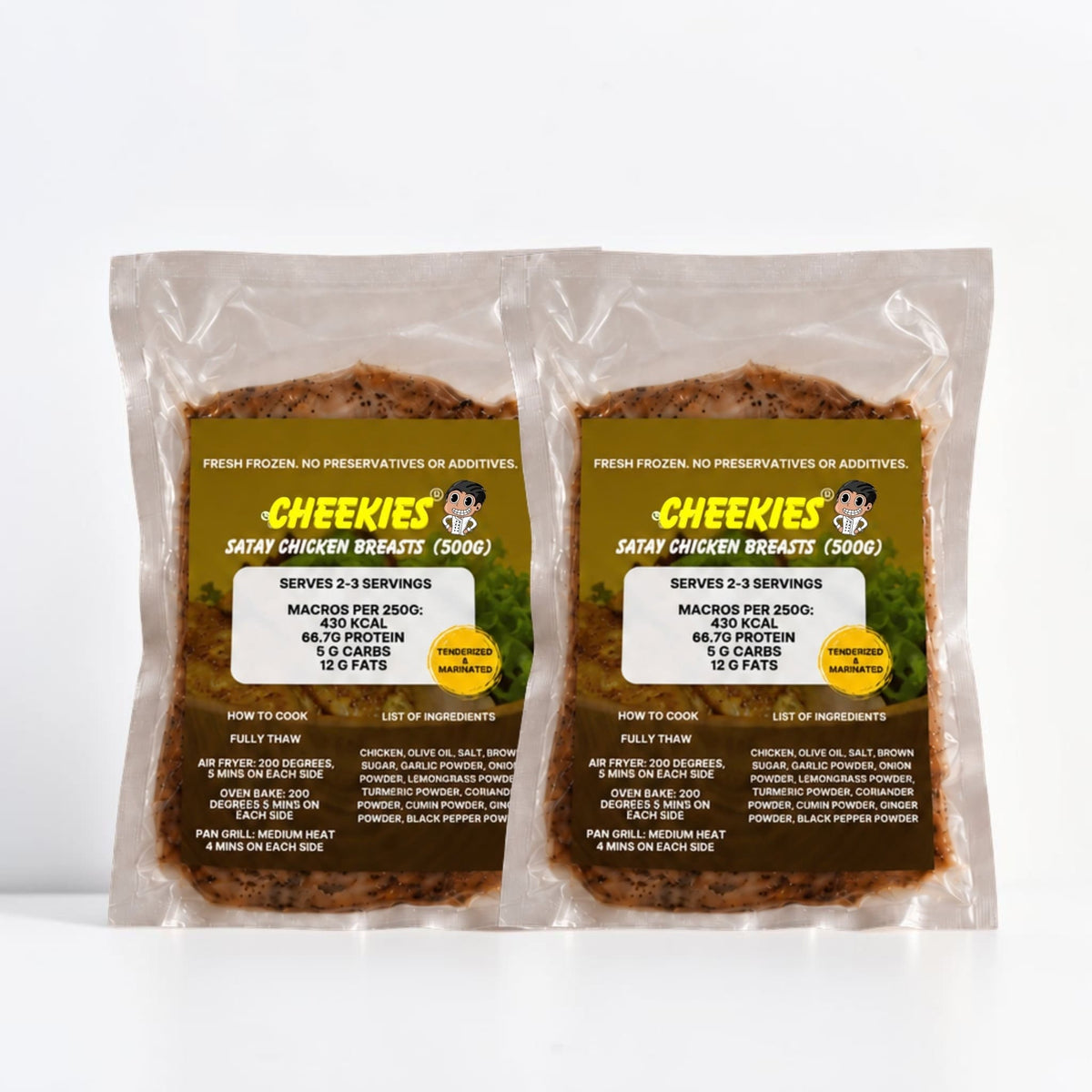 Satay Chicken Breasts (1kg)