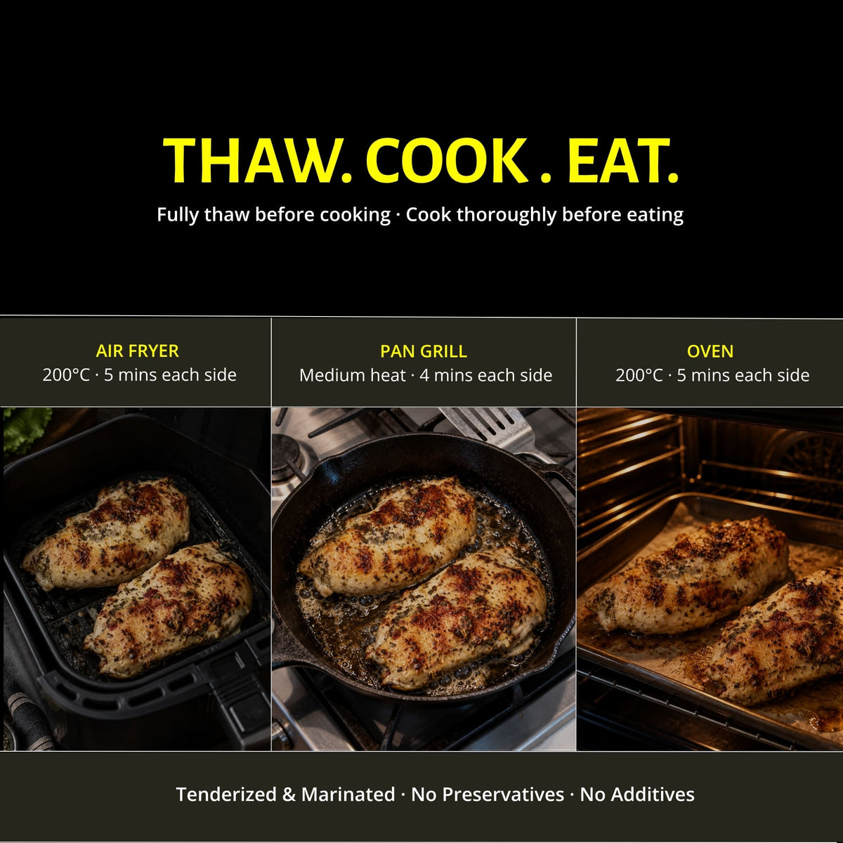 Black Pepper Chicken Thigh (1kg)
