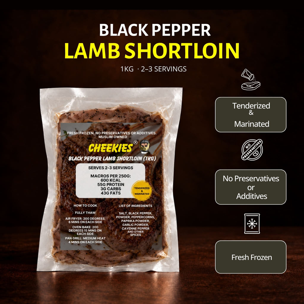 Black Pepper Lamb Loin (1kg)