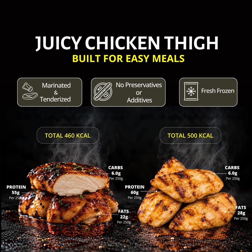 Chicken Chop Buddy Bundle Pack (2kg) - Black Pepper & Satay