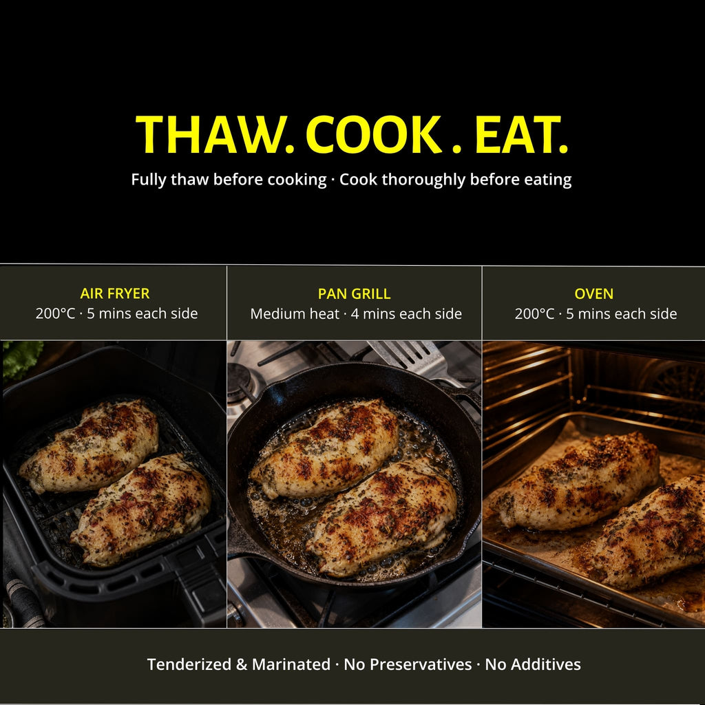 Garlic Herb Chicken Breasts (1kg)
