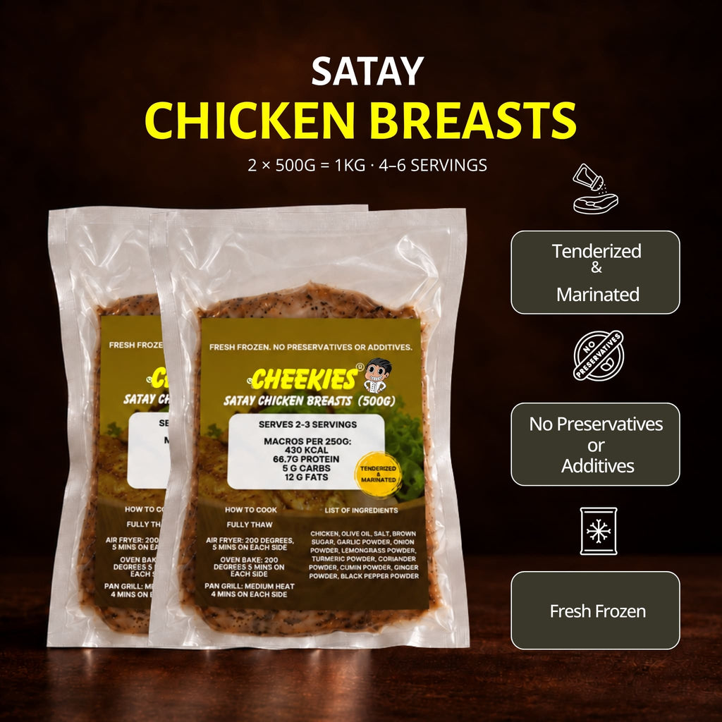 Satay Chicken Breasts (1kg)